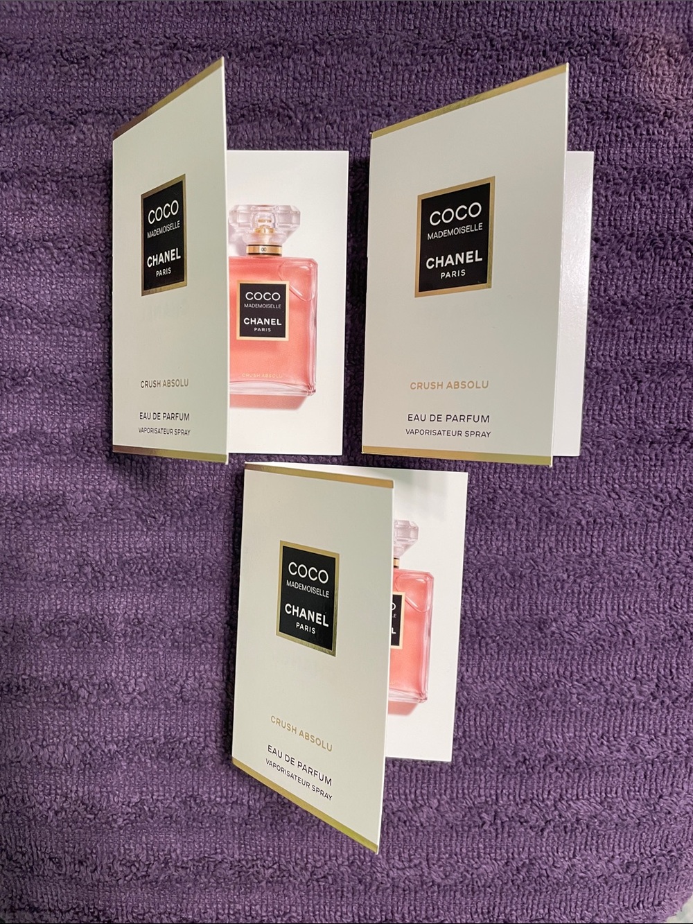 Coco CHANEL Samples (3)